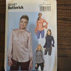 Women's Butterick shirt pattern